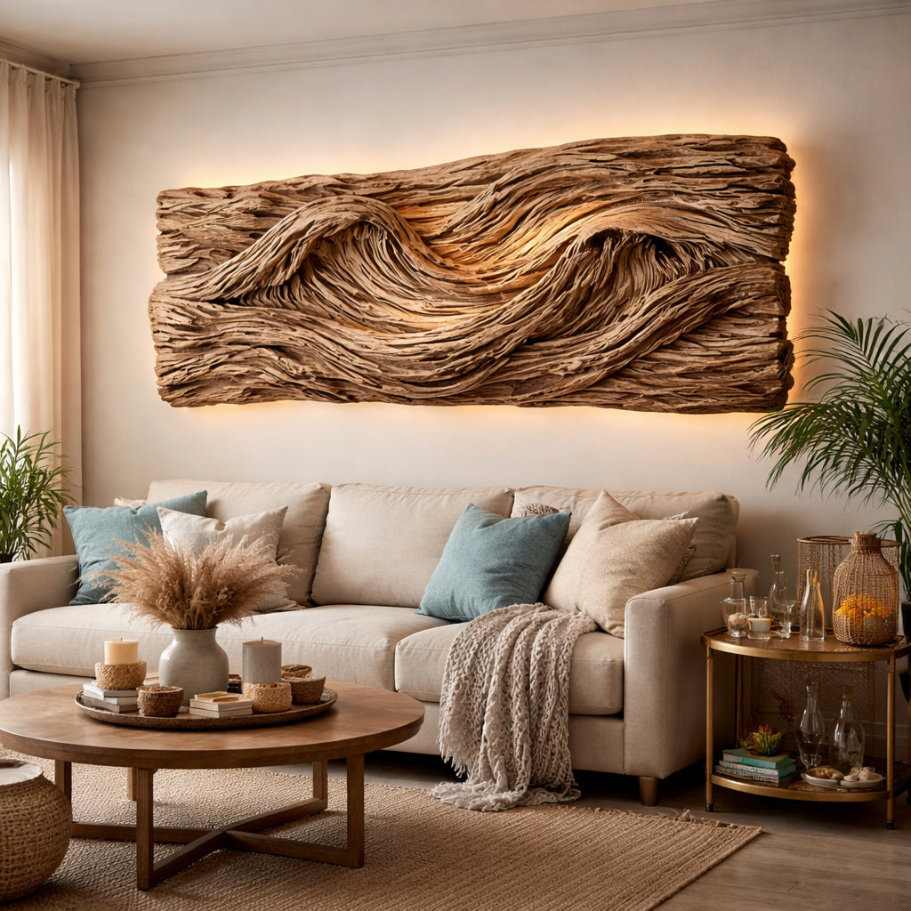 Driftwood Wall Art Ideas to Bring Maritime Charm to Your Home