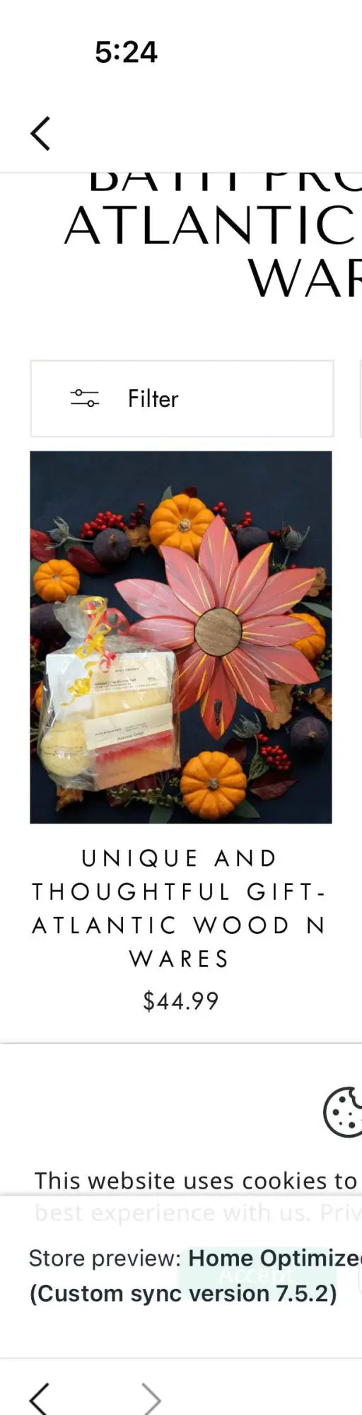 Flower & Soap Gift Packs - Atlantic Wood N Wares