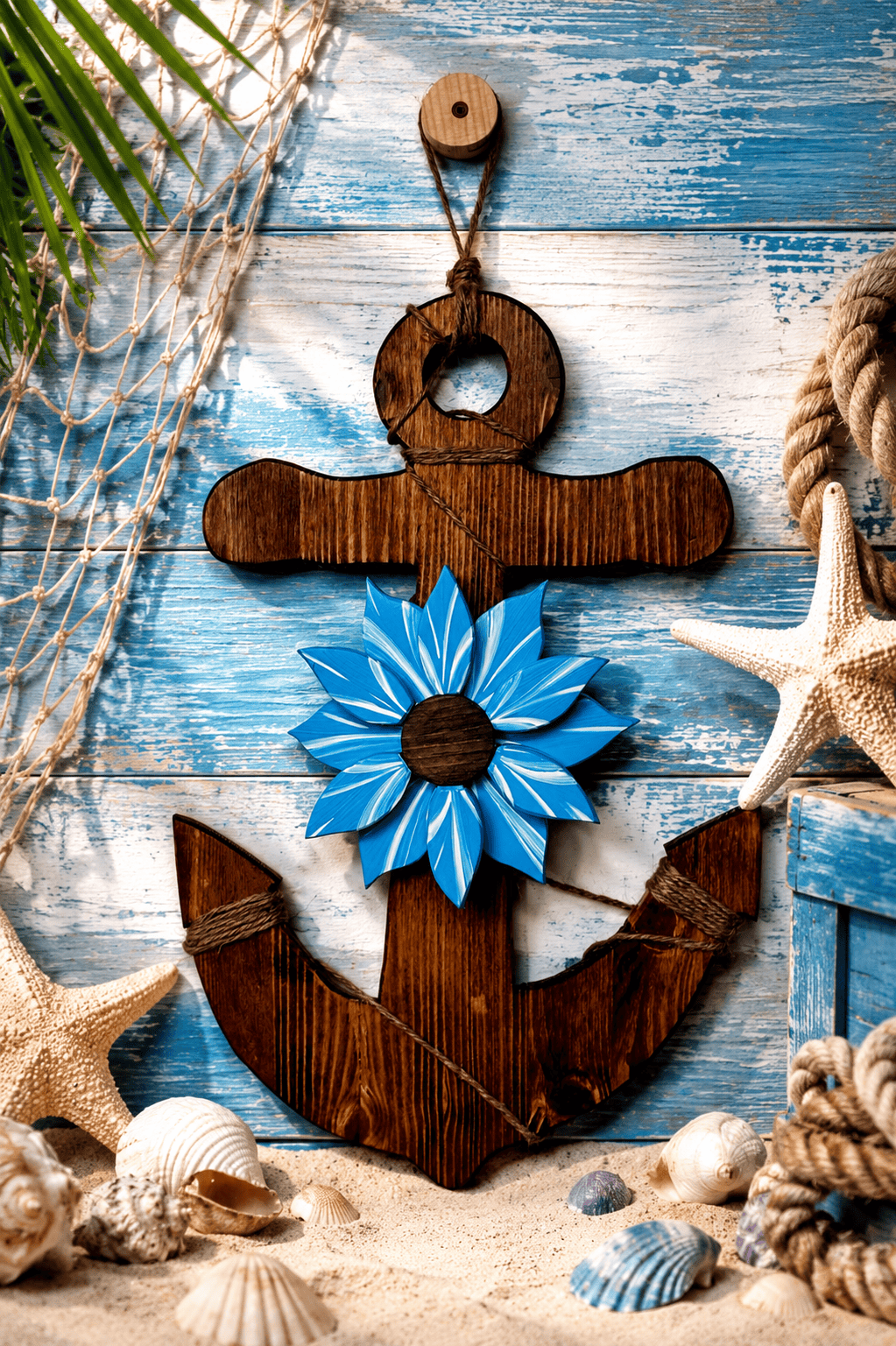 Nautical Wooden Anchor Wall Art | Rustic Coastal Décor | Dartmouth NS