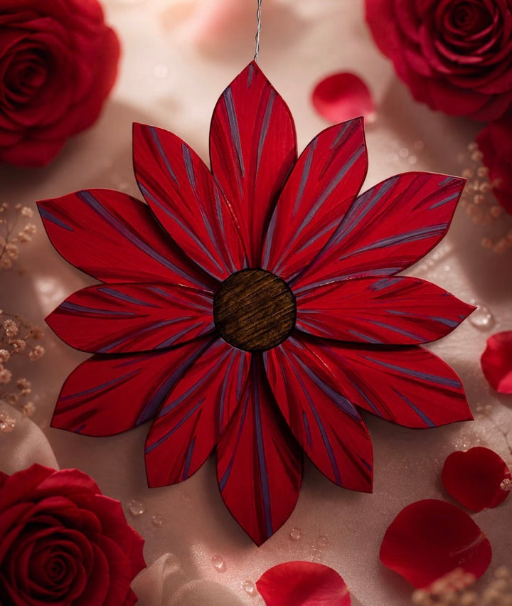 16" Wooden Sunflower Wall &amp; Door Decor | Handmade in Nova Scotia
