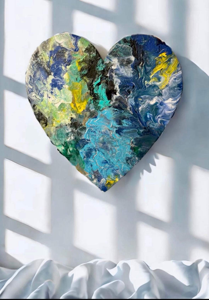 Handcrafted Artisan Wooden Hearts - Unique Wall Art Decor