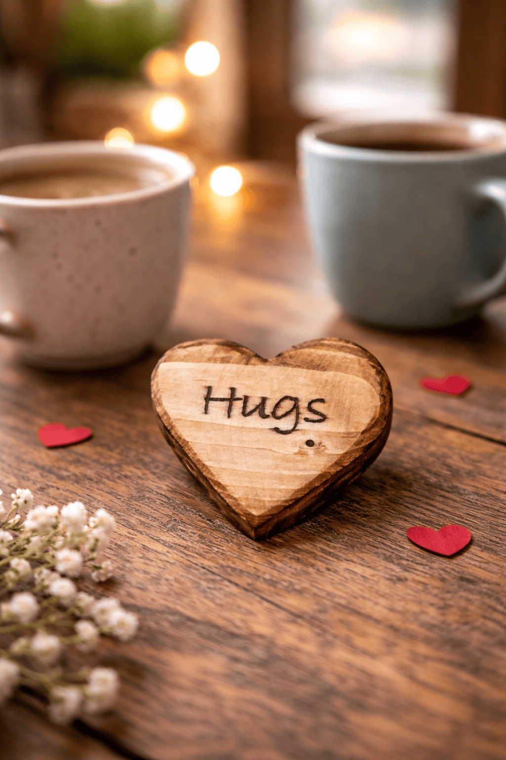 Pocket Hug Heart – Wooden Love Keepsake Gift