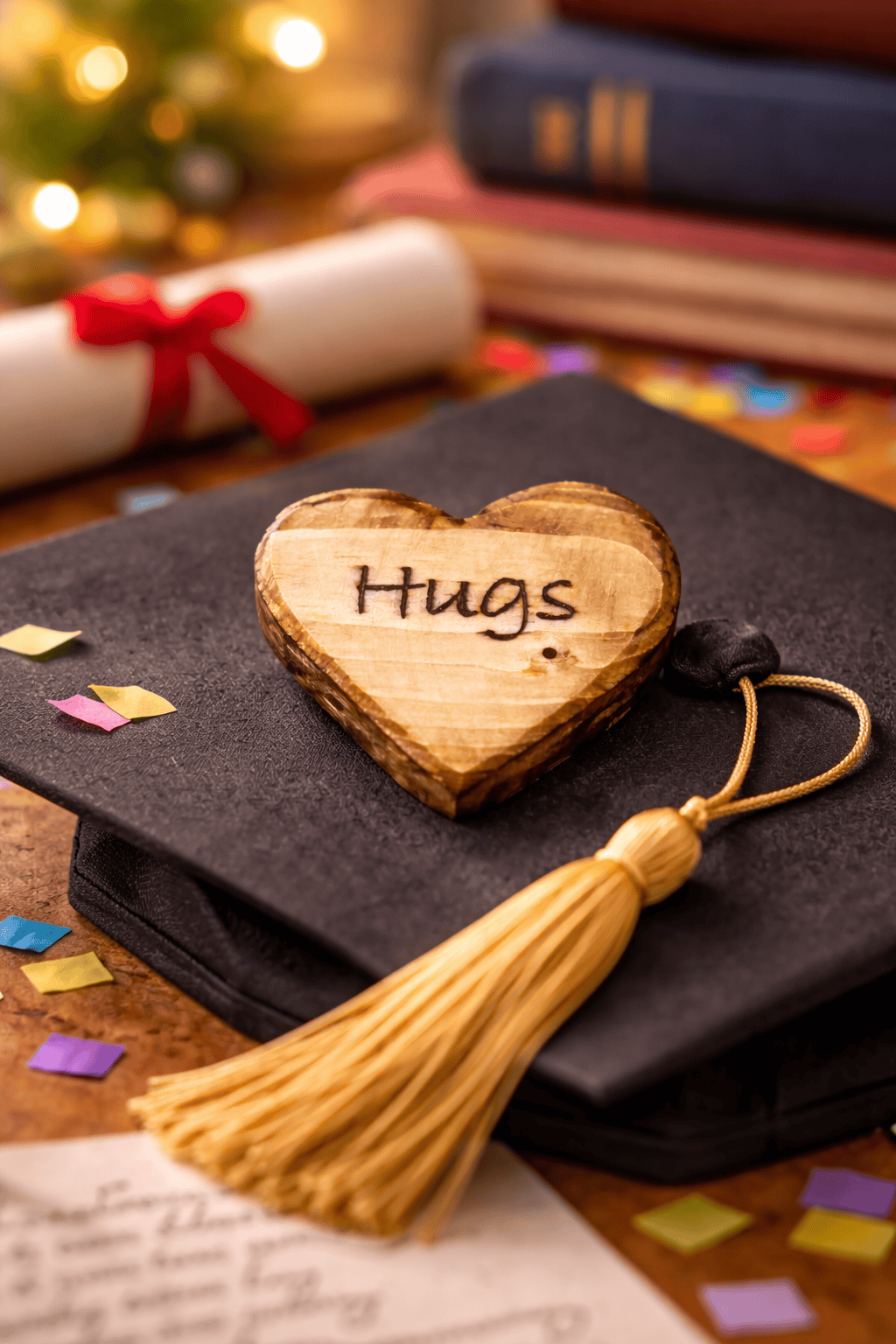 Pocket Hug Heart – Wooden Love Keepsake Gift