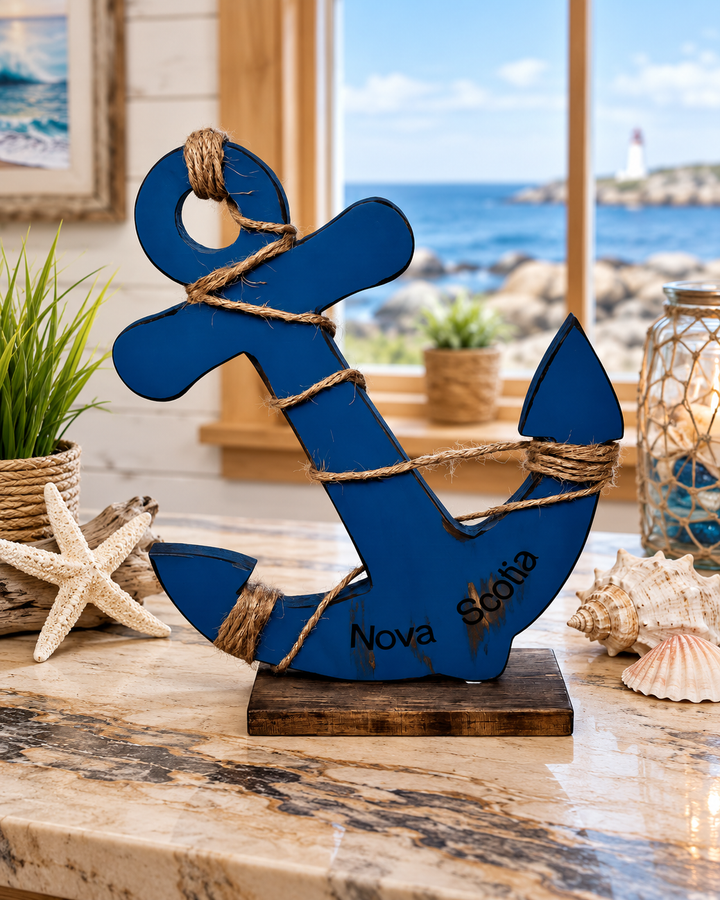 Rustic Standing Anchors | Nova Scotia Nautical Décor | Made in NS