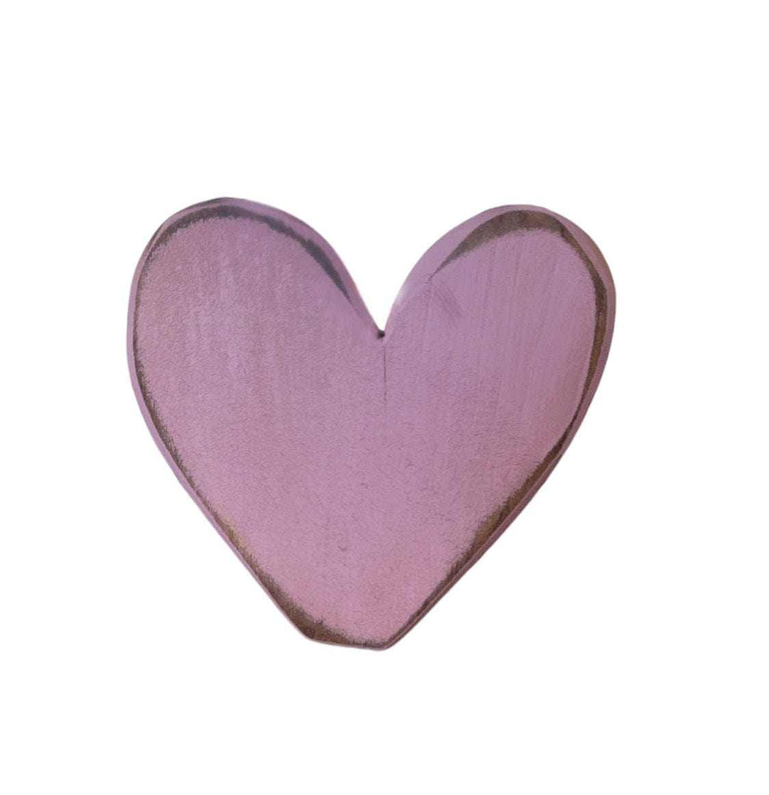 Atlantic Wood N Wares Home Decor>Decorations>Hearts Pink / Each Handcrafted Wooden Hearts: Perfect Gift for Loved Ones HeartSet002