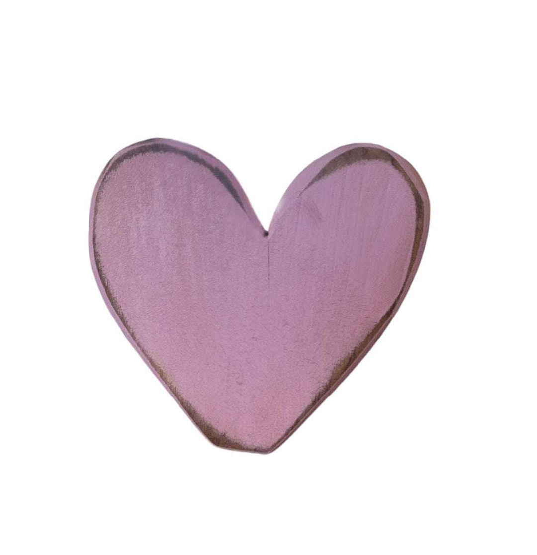 Handcrafted wooden heart with rustic charm, perfect gift for loved ones.