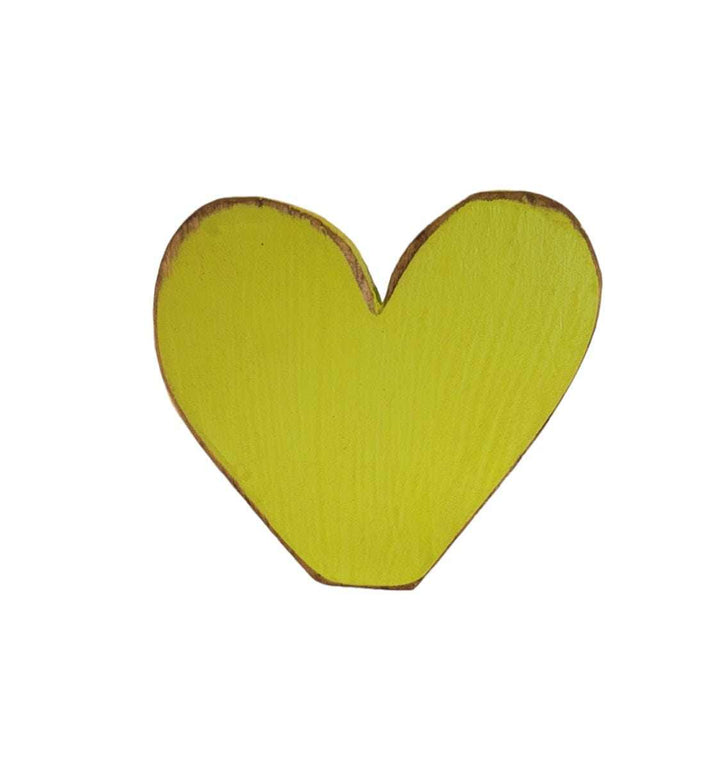 Handcrafted wooden heart with rustic charm and unique design.