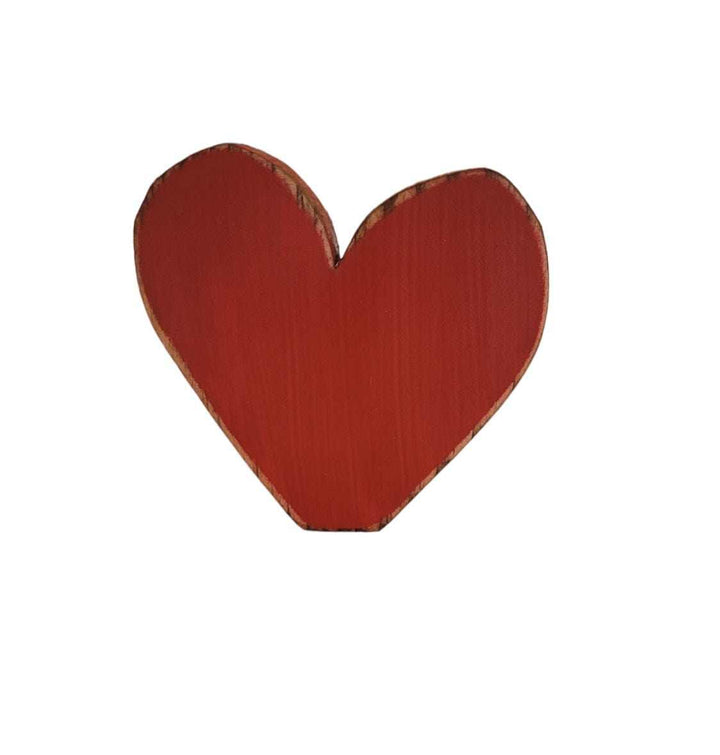 Atlantic Wood N Wares Home Decor>Decorations>Hearts Red / Each Handcrafted Wooden Hearts: Perfect Gift for Loved Ones HeartSet001