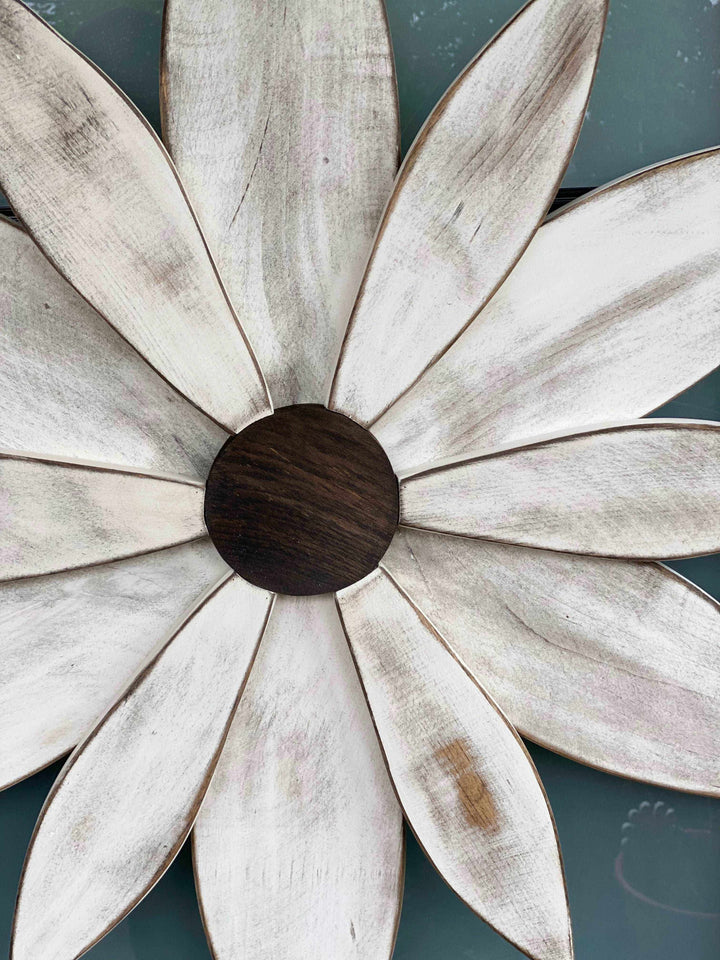 Atlantic Wood N Wares Home Décor>Wall Decor>Wall Hangings Wood Flower Art: Handcrafted Door Decorations in 3 Sizes