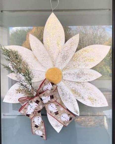 Atlantic Wood N Wares Home & Garden>Home Décor>Wall Decor>Wall Hangings Brighten up any space with our exquisite wooden flower door decoration