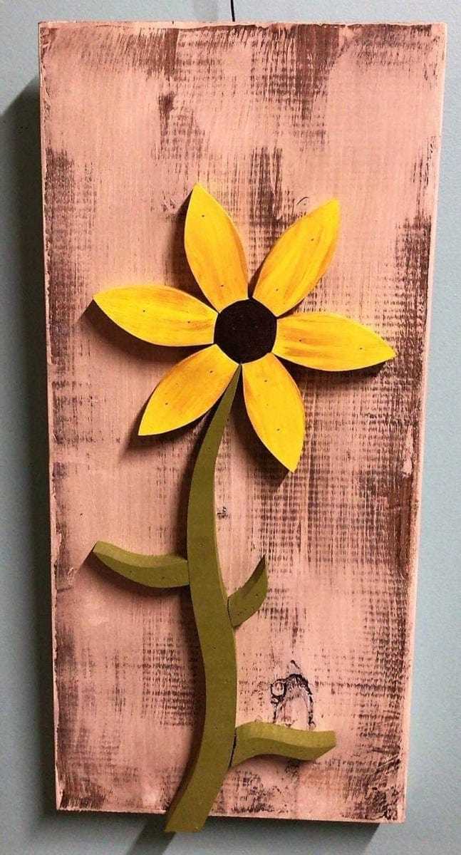 Atlantic Wood N Wares Home & Garden>Home Décor>Wall Decor>Wall Hangings Handcrafted Wall Art Flowers: Add Charm & Elegance WALLA001