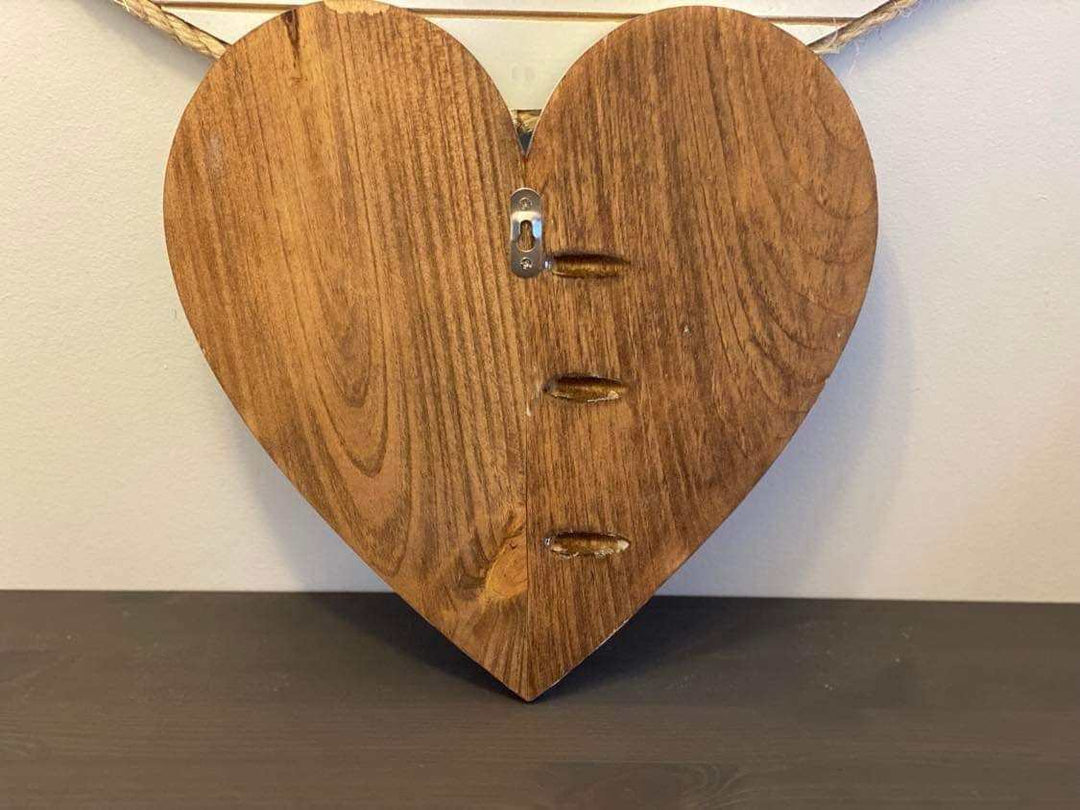 Atlantic Wood N Wares Home & Garden>Home Décor>Wall Decor>Wall Hangings Handcrafted Wooden Artisan Hearts - Unique Wall Art Decor