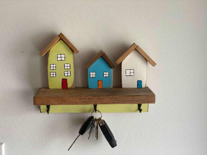  Atlantic Wood N Wares  Home & Garden>Home Décor>Wall Decor>Wall Hangings Organize Your Keys with a Wall Mounted Key Chain Holder