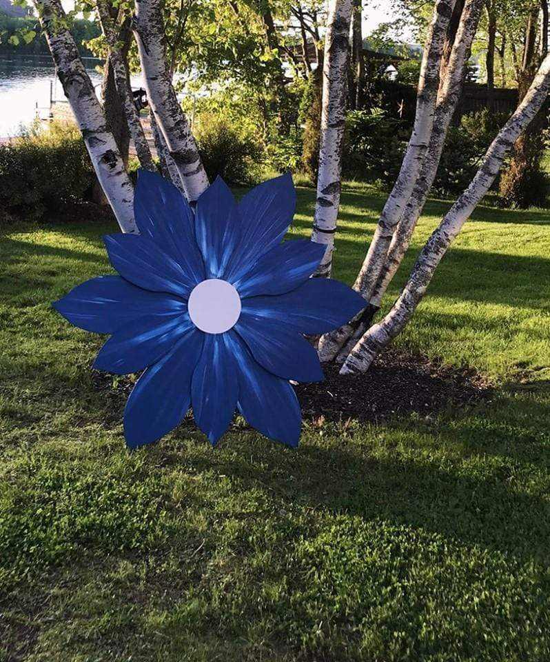 Atlantic Wood N Wares Home & Garden>Home Décor>Wall Decor>Wall Hangings Royal Blue Make a statement with The Giant, a magnificent wooden flower GIANT001