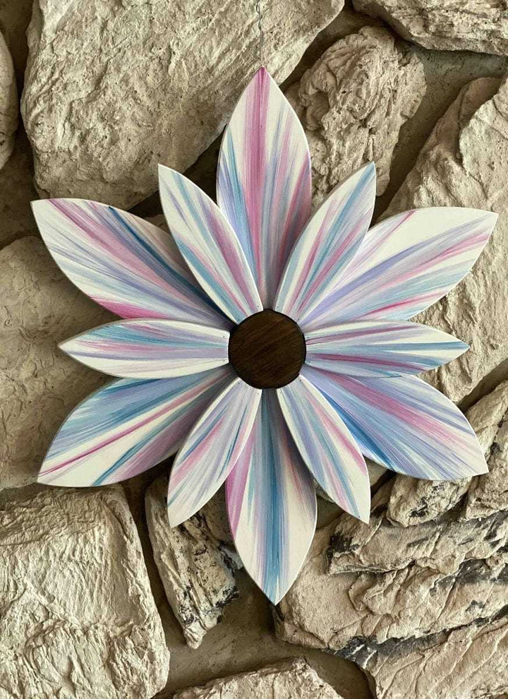 Atlantic Wood N Wares Home & Garden>Home Décor>Wall Decor>Wall Hangings Wood Flower-Door Decor: Cotton Candy Design for Your Home