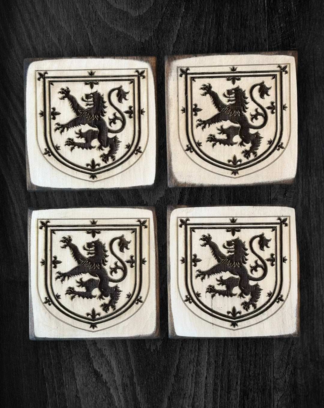 Handcrafted Nova Scotia Wood Coasters - Unique Home Decor