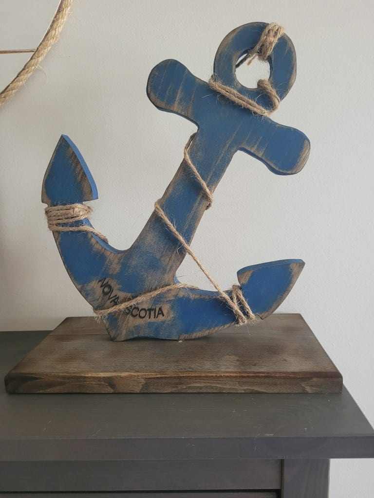  Atlantic Wood N Wares  Home & Garden>Kitchen>Living room Rustic Standing Anchors: A Nautical Decor for Your Home