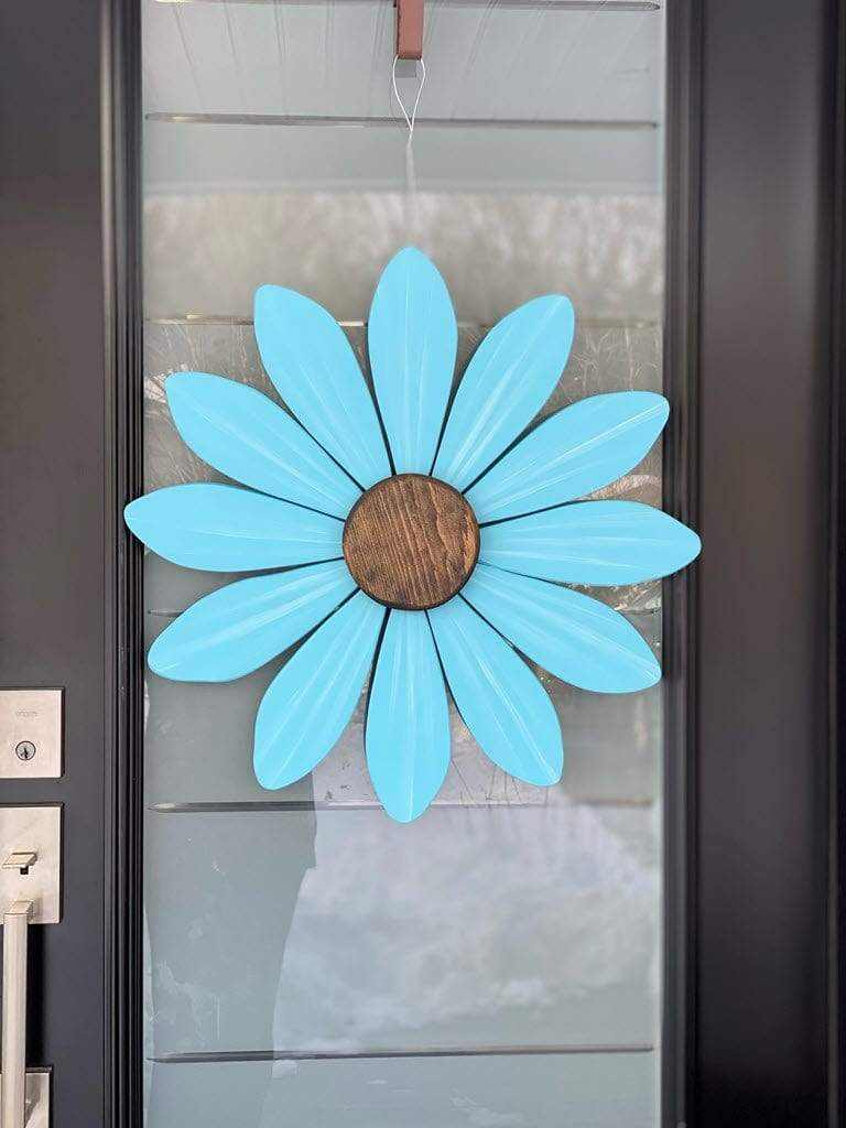 Atlantic Wood N Wares Home & Garden Medium / Sofia Blue Symbol of Hope: Sofia Daisy Handmade Art for Sale