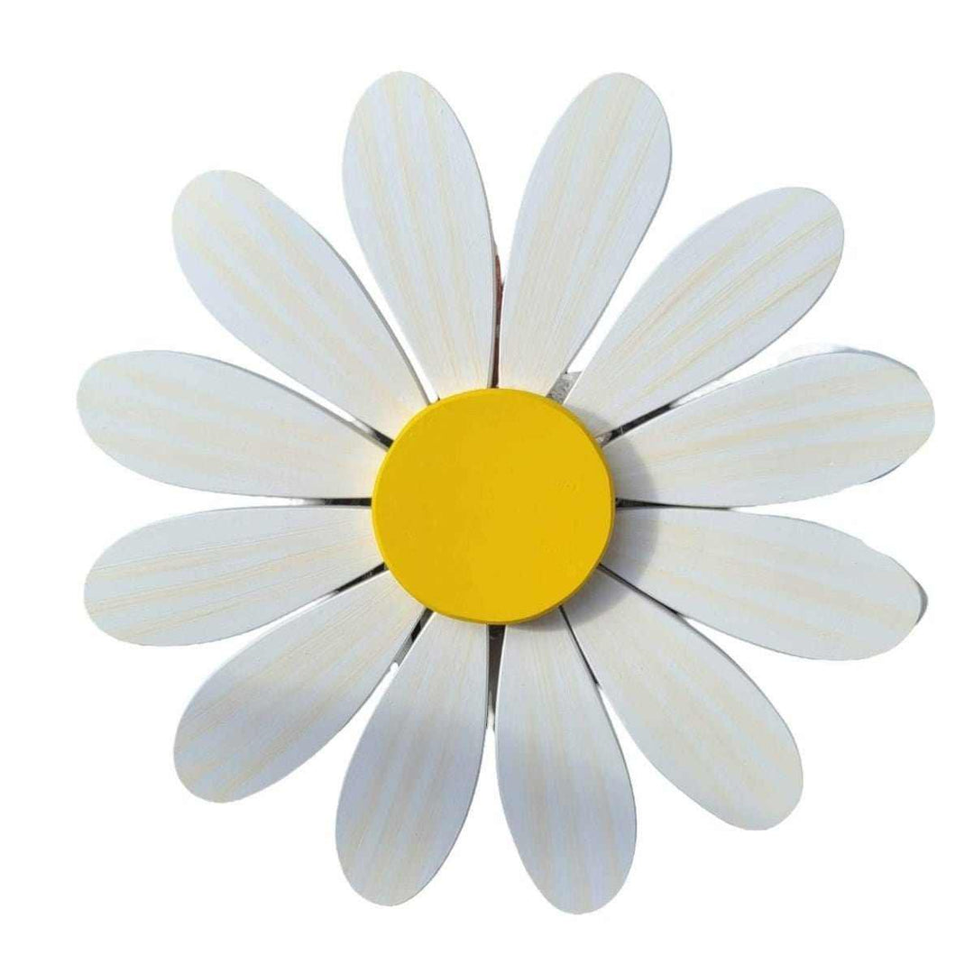 Atlantic Wood N Wares Home & Garden Medium / Sofia White / Yellow Symbol of Hope: Sofia Daisy Handmade Art for Sale