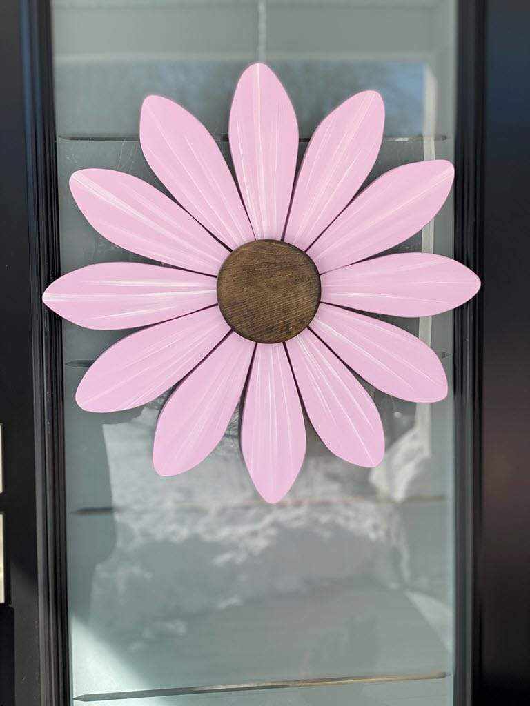 Wooden Flower Art – Support the Sofia Daisy Campaign in Canada