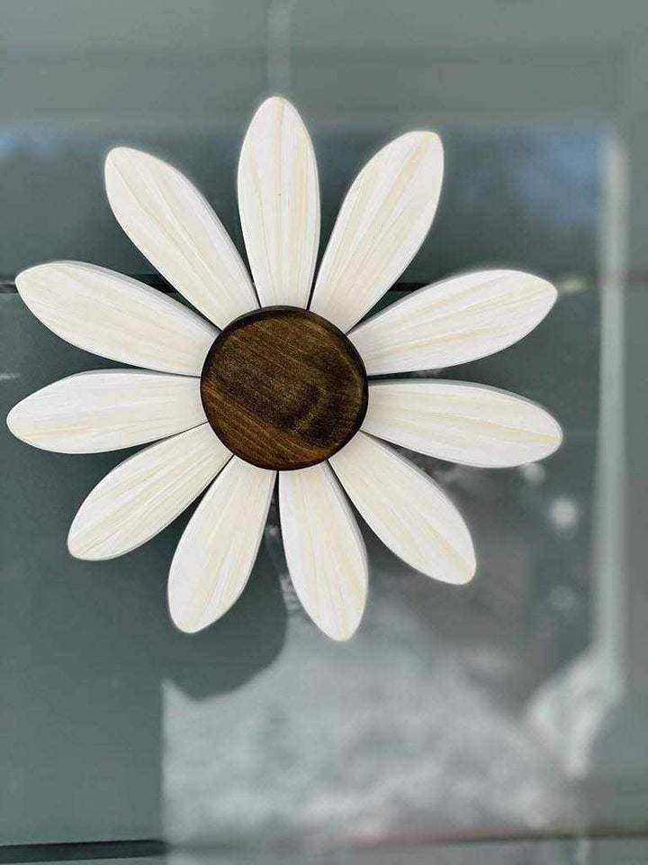 Atlantic Wood N Wares Home & Garden Small / Sofia White/Dark Symbol of Hope: Sofia Daisy Handmade Art for Sale