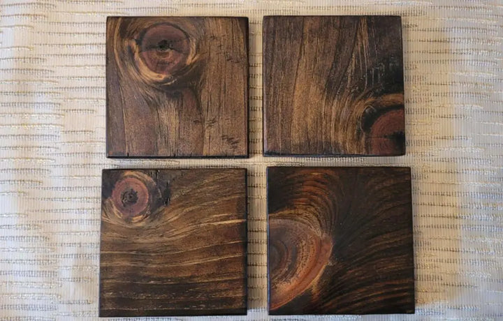 Handcrafted Nova Scotia Wood Coasters - Unique Home Decor