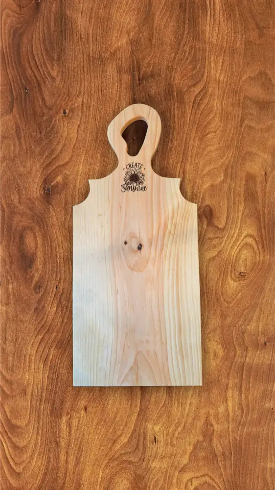 Handcrafted Pine Charcuterie Board | Custom Engraved