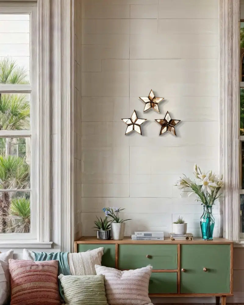 Handcrafted Rustic Wooden Star  Nova Scotia Home Decor