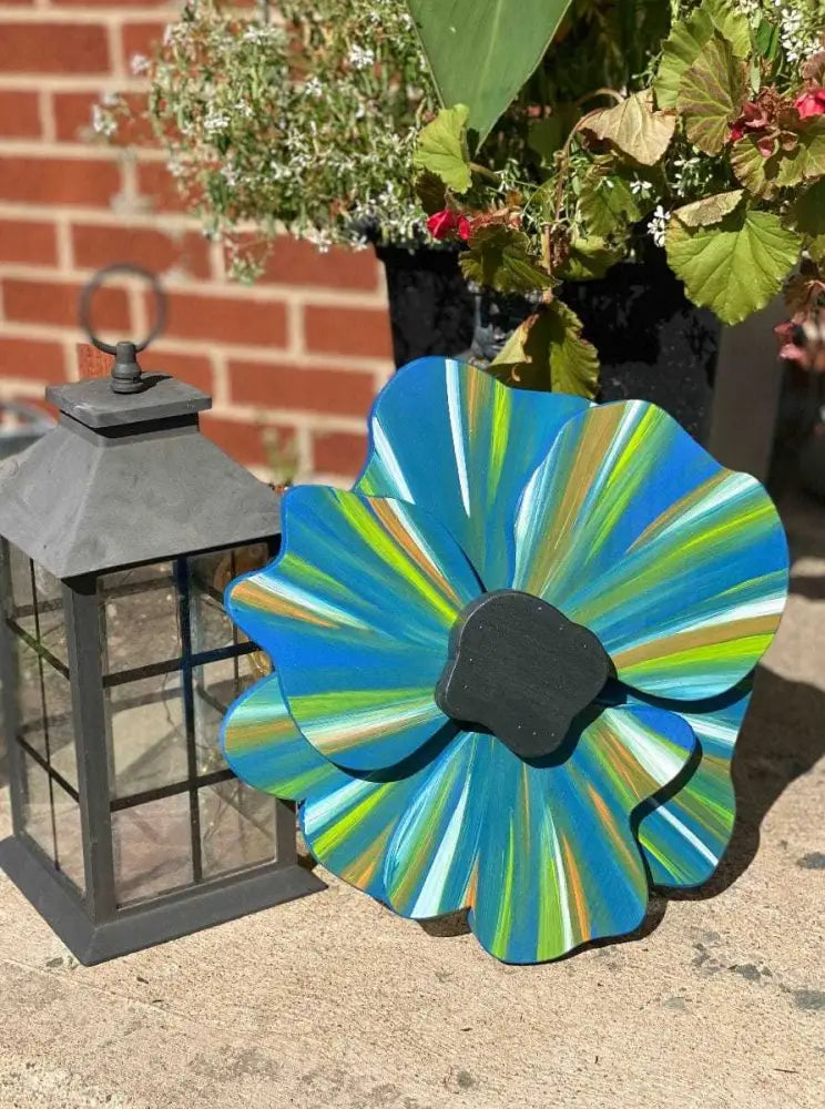 Handcrafted Windflower Door Decoration | Poppy Anemone Art