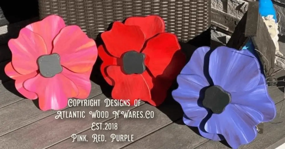Handcrafted Windflower Door Decoration | Poppy Anemone Art