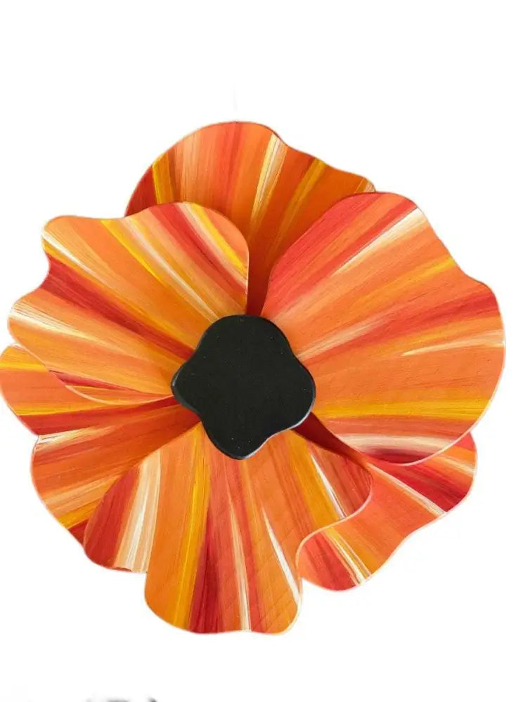 Handcrafted Windflower Door Decoration | Poppy Anemone Art