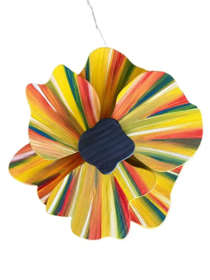 Handcrafted Windflower Door Decoration | Poppy Anemone Art