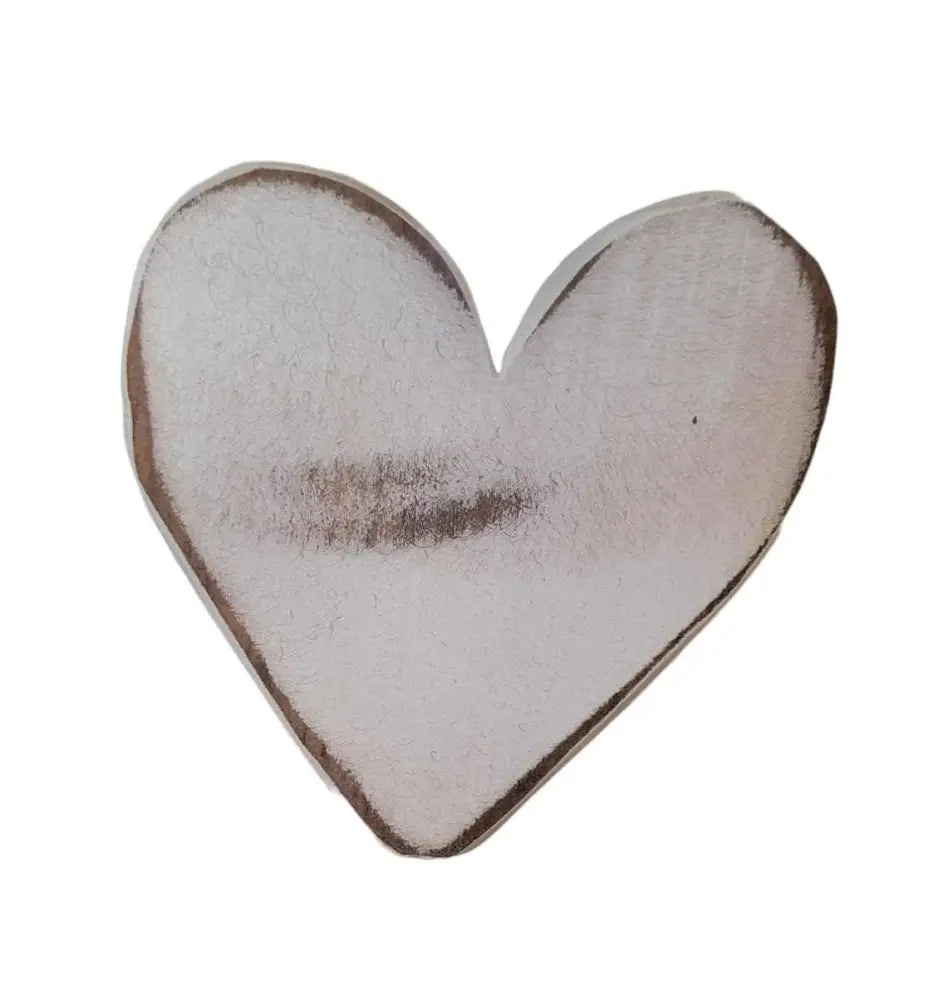 Handcrafted wooden heart with rustic charm, perfect for gifting.