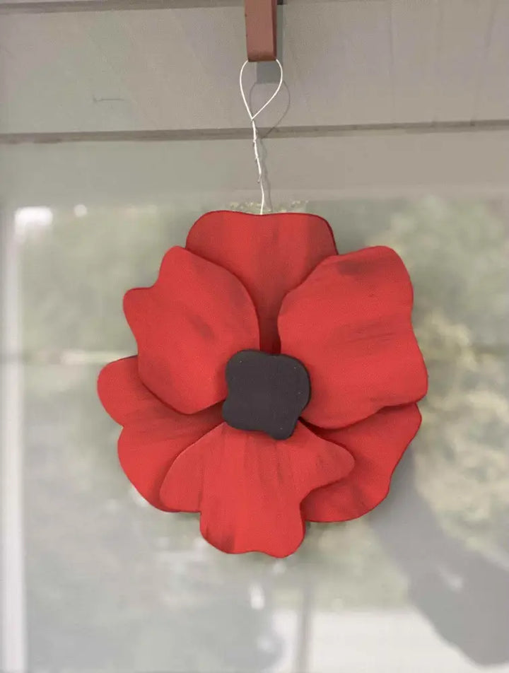 Poppy Anemone Windflower Decor | Unique Wreath Art