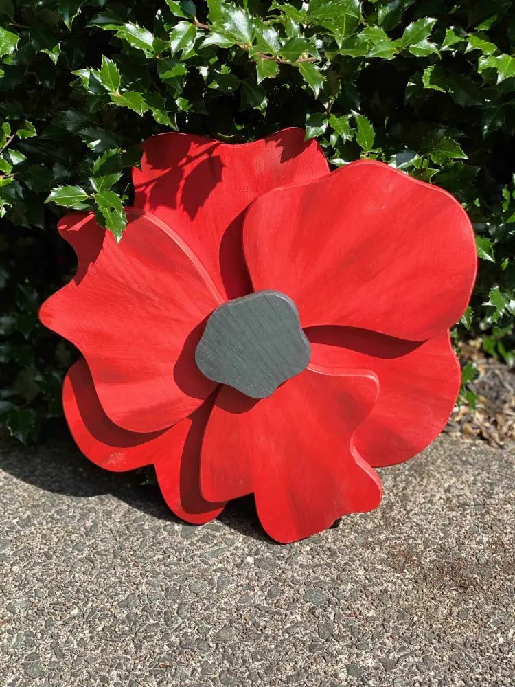 Poppy Anemone Windflower Decor | Unique Wreath Art