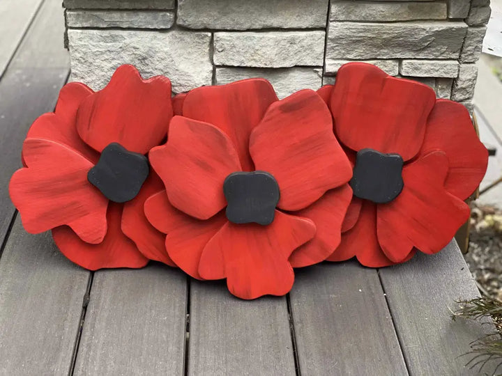 Poppy Anemone Windflower Decor | Unique Wreath Art