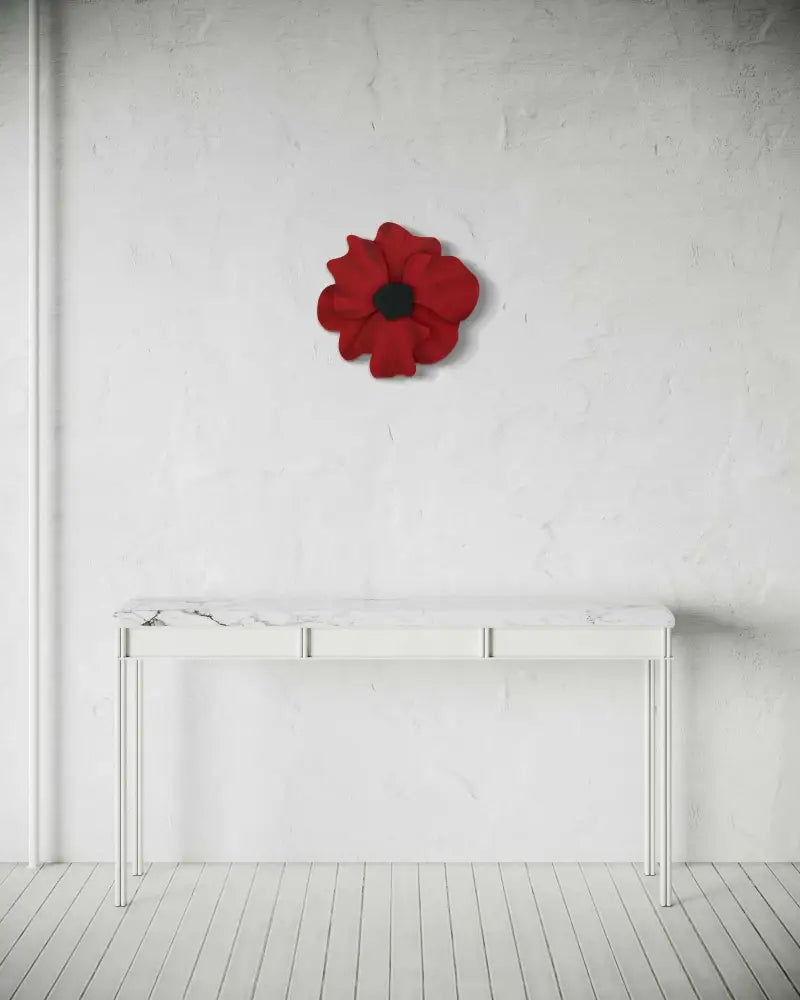 Poppy Anemone Windflower Decor | Unique Wreath Art