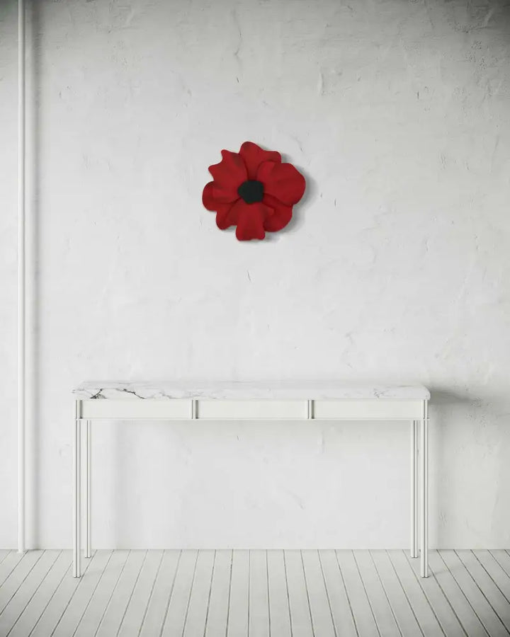 Poppy Anemone Windflower Decor | Unique Wreath Art