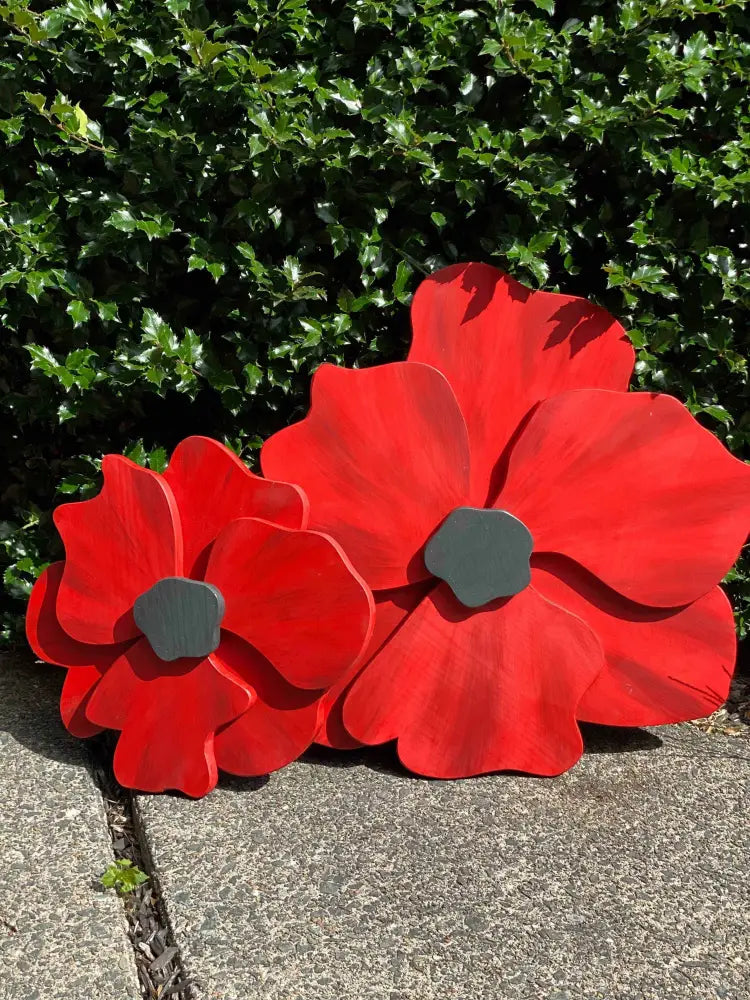 Poppy Anemone Windflower Decor | Unique Wreath Art