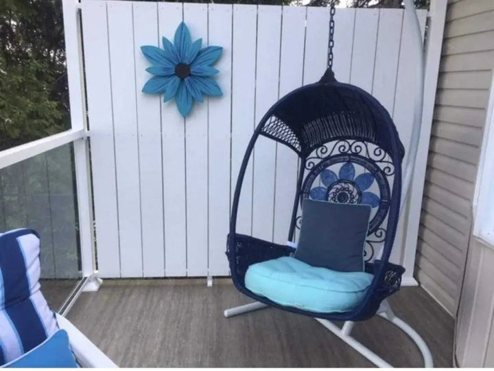  Atlantic Wood N Wares  Home &amp; Garden>Home Décor Wooden Flower Art- Door Decoration-Bahama Sea Purple